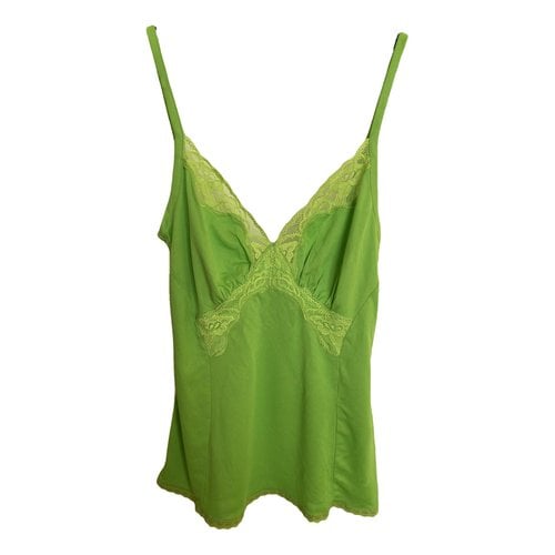 Pre-owned D&g Camisole In Green