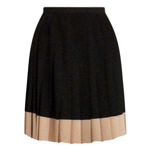 Pre-owned Dior Silk Mini Skirt In Black