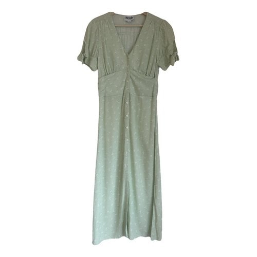 Pre-owned Rouje Mid-length Dress In Green