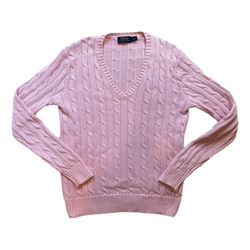 Pre-owned Polo Ralph Lauren Jumper In Pink
