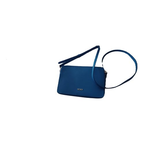 Pre-owned Tumi Leather Crossbody Bag In Blue