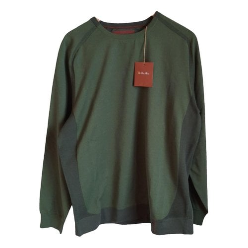 Pre-owned Loro Piana Knitwear & Sweatshirt In Green