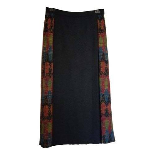 Pre-owned Missoni Wool Maxi Skirt In Multicolour
