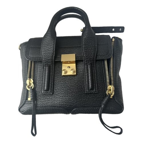Pre-owned 3.1 Phillip Lim / フィリップ リム Pashli Leather Crossbody Bag In Black