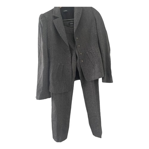 Pre-owned Max & Co Wool Jumpsuit In Grey