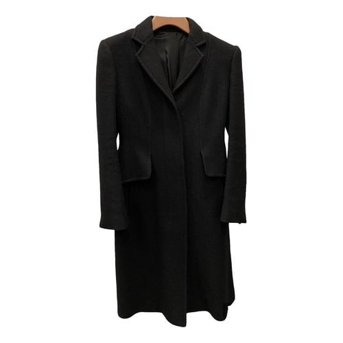Pre-owned Malo Cashmere Coat In Black