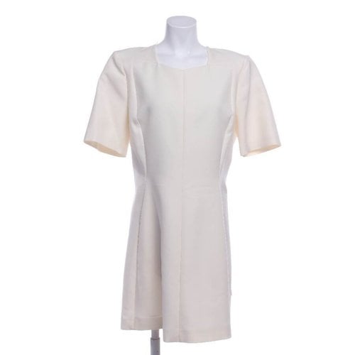 Pre-owned Stella Mccartney Wool Dress In White