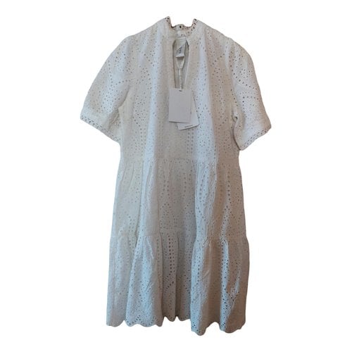 Pre-owned Y.a.s. Mid-length Dress In White