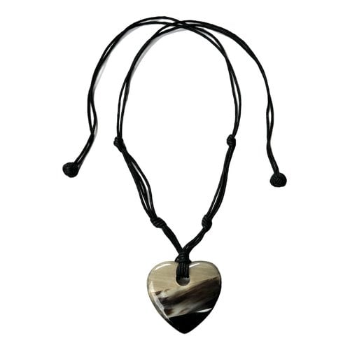 Pre-owned Saint Laurent Necklace In Black