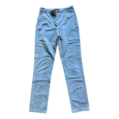 Pre-owned Fay Chino Pants In Turquoise