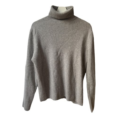 Pre-owned Massimo Dutti Wool Pull In Grey