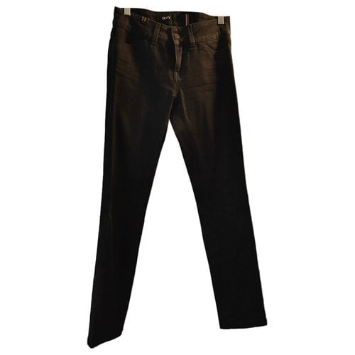 Pre-owned Anemone Straight Jeans In Black
