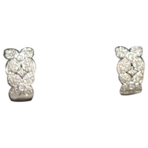 Pre-owned Damiani White Gold Earrings In Grey