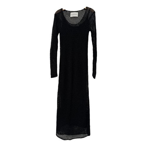 Pre-owned By Malene Birger Maxi Dress In Black