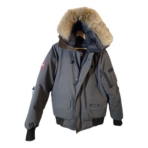 Pre-owned Canada Goose Chilliwack Puffer In Grey