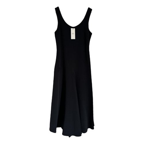 Pre-owned Ami Alexandre Mattiussi Mid-length Dress In Black