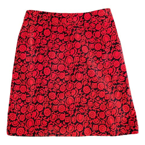 Pre-owned Boden Mid-length Skirt In Red
