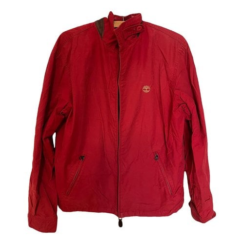 Pre-owned Timberland Jacket In Red