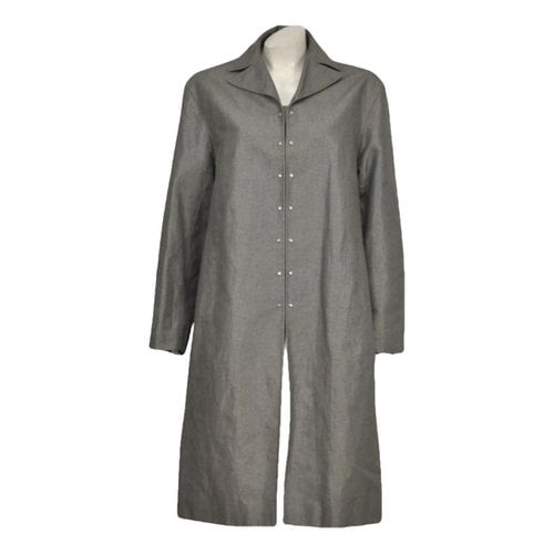 Pre-owned Louis Vuitton Coat In Grey