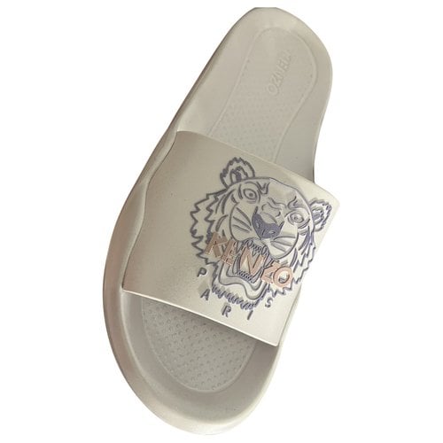 Pre-owned Kenzo Tiger Sandals In Purple