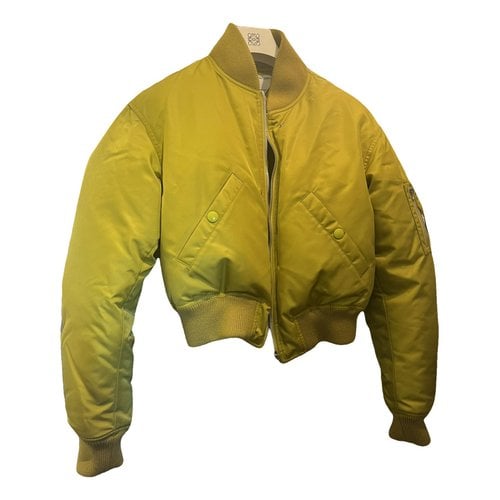 Pre-owned Bottega Veneta Jacket In Yellow