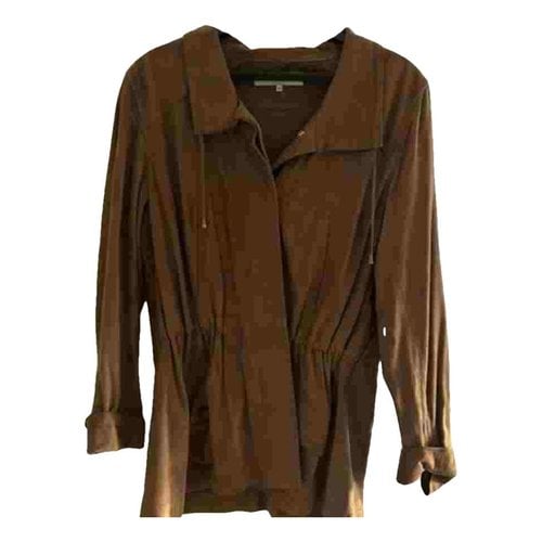 Pre-owned Gerard Darel Velvet Jacket In Brown