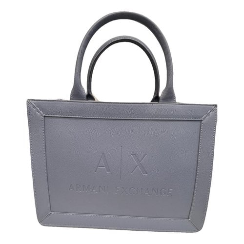 Pre-owned Armani Exchange Vegan Leather Tote In Other