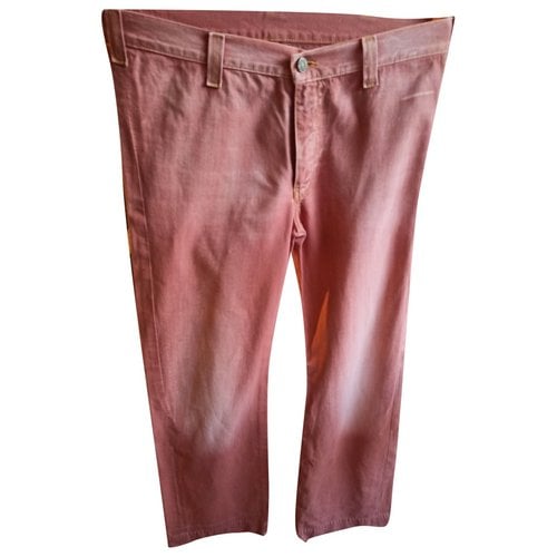 Pre-owned Gucci Jeans In Pink