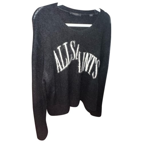 Pre-owned Allsaints Wool Knitwear & Sweatshirt In Black