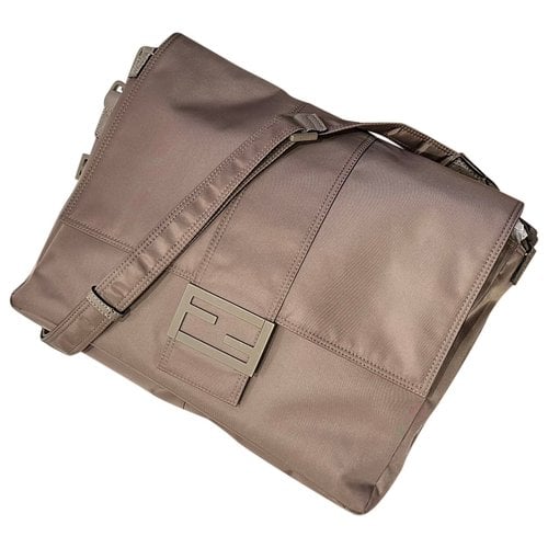 Pre-owned Fendi Baguette Convertible Bag In Brown