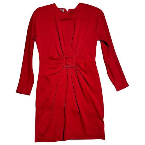 Pre-owned Luisa Spagnoli Mini Dress In Red