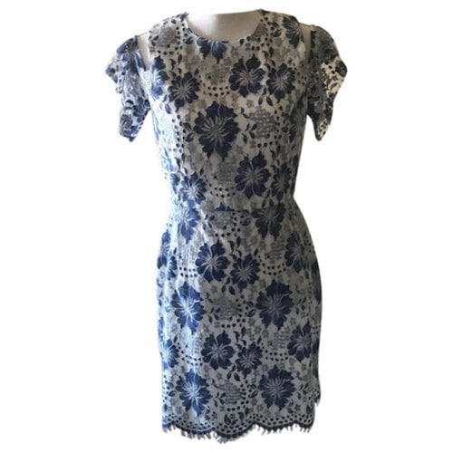 Pre-owned French Connection Lace Mini Dress In Blue