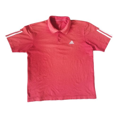 Pre-owned Adidas Originals Polo Shirt In Red