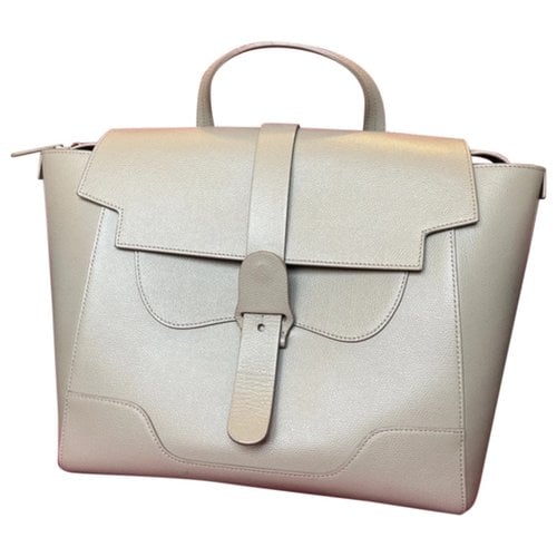 Pre-owned Senreve Leather Handbag In Grey