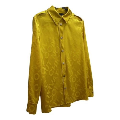 Pre-owned Moschino Top In Yellow