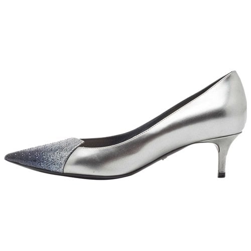 Pre-owned Dior Patent Leather Heels In Metallic