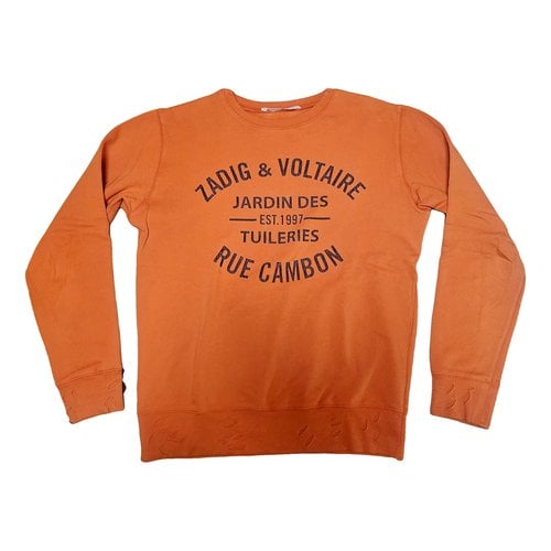 Pre-owned Zadig & Voltaire Sweatshirt In Orange