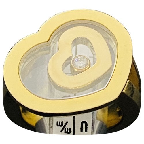 Pre-owned Chopard Happy Spirit Yellow Gold Ring