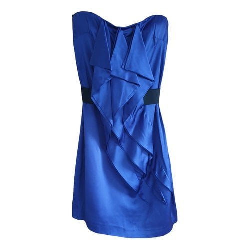 Pre-owned Reiss Mini Dress In Blue