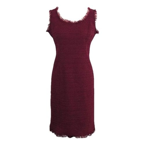 Pre-owned Worth Dress In Burgundy