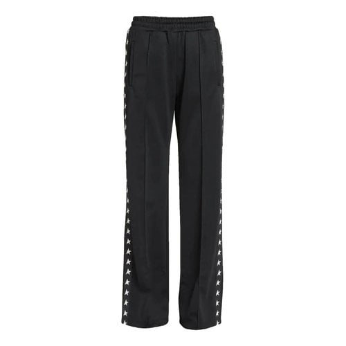 Pre-owned Golden Goose Trousers In Black