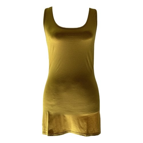 Pre-owned Helmut Lang T-shirt In Gold