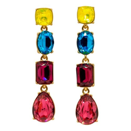 Pre-owned Oscar De La Renta Earrings In Multicolour