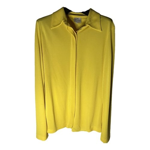 Pre-owned Trussardi Blouse In Yellow