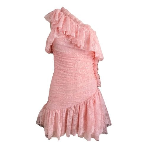Pre-owned Aniye By Lace Mini Dress In Pink