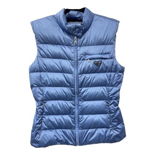 Pre-owned Prada Short Vest In Blue