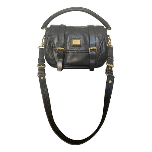 Pre-owned Marc By Marc Jacobs Leather Handbag In Black