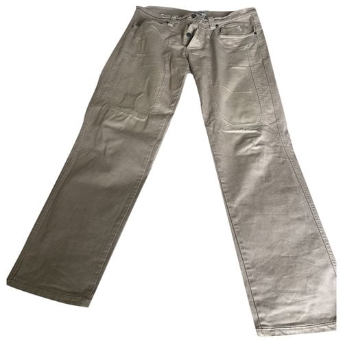 Pre-owned Jeckerson Trousers In Khaki