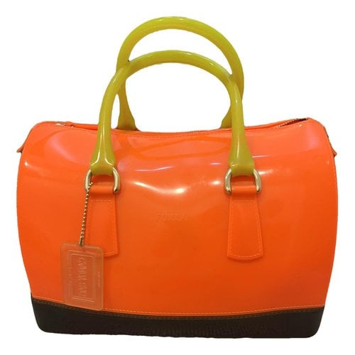 Pre-owned Furla Candy Bag Handbag In Orange