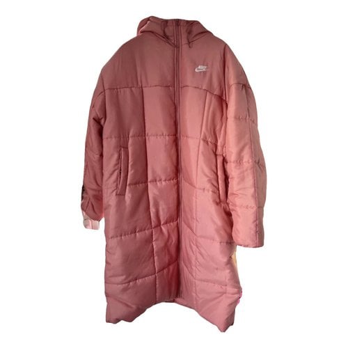 Pre-owned Nike Coat In Pink
